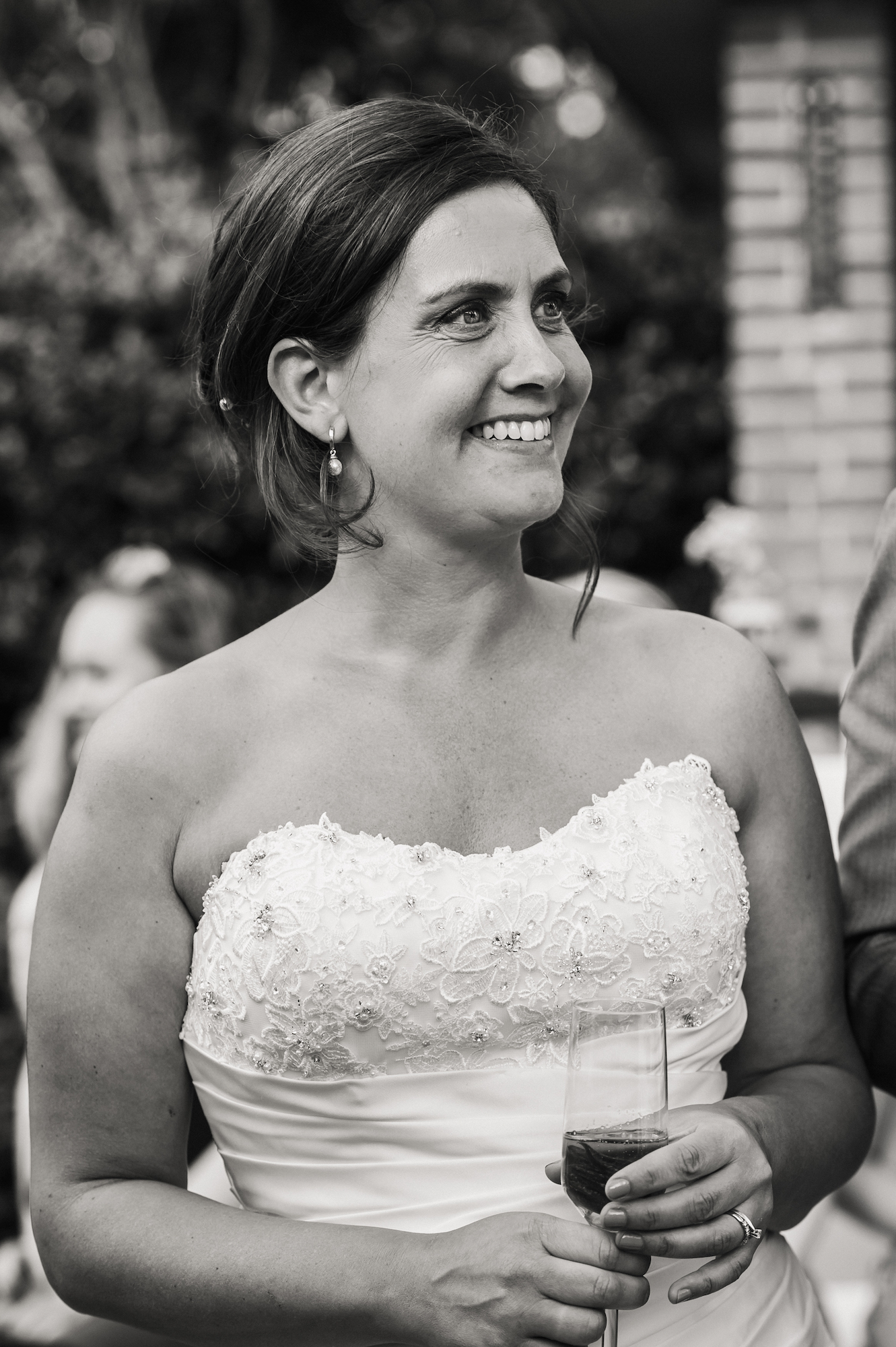 backyard wedding ceremony