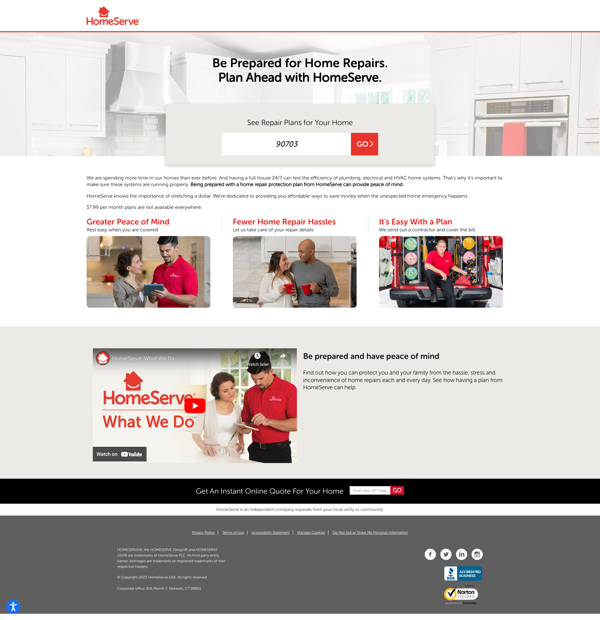 local service business landing page example local service business landing page example