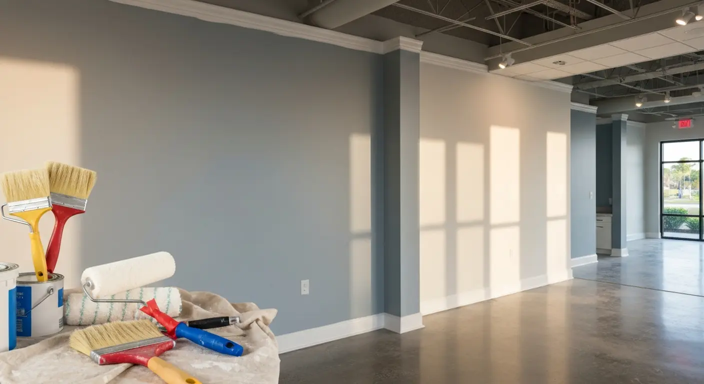 Commercial painting project