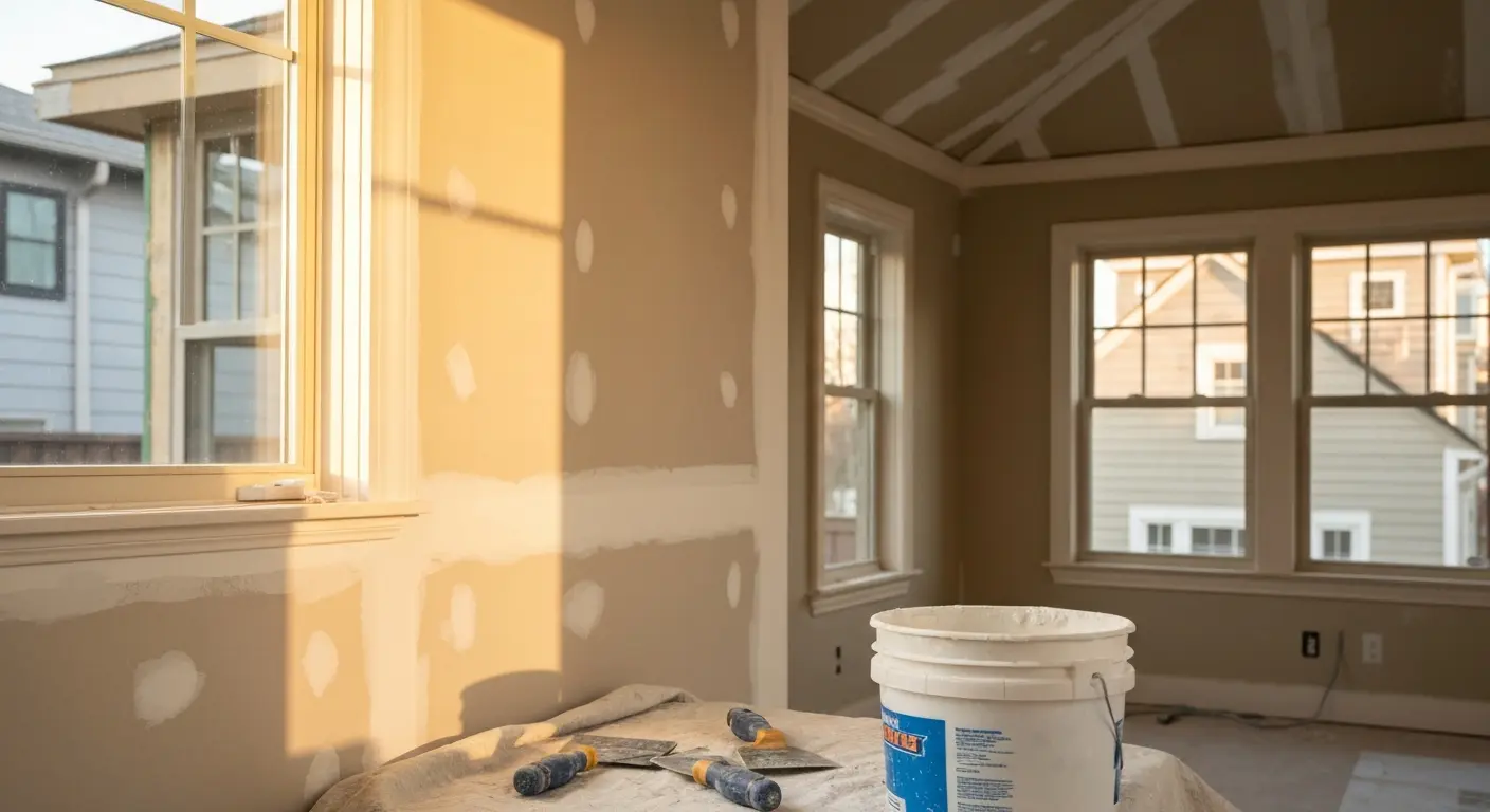 Drywall repair and finishing