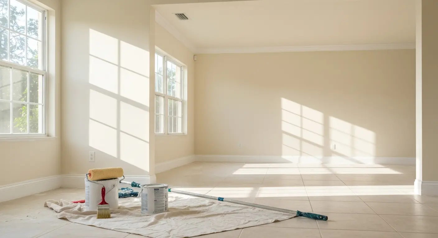 Residential interior painting project
