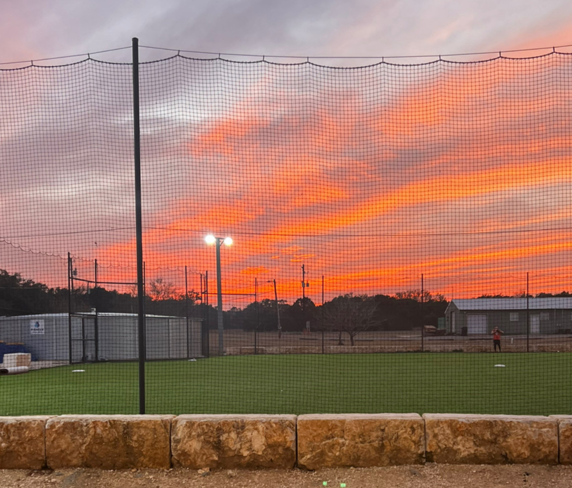 Ball Field Susnset