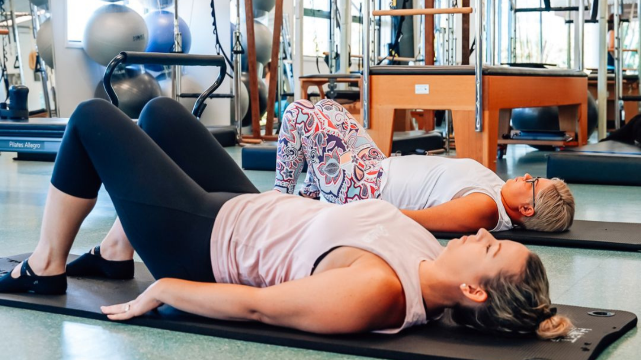 Women doing Pilates