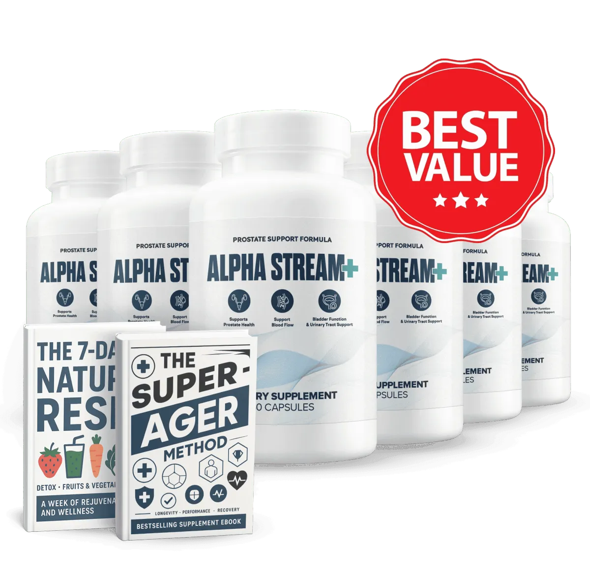 Alpha Stream+ 6 Bottles
