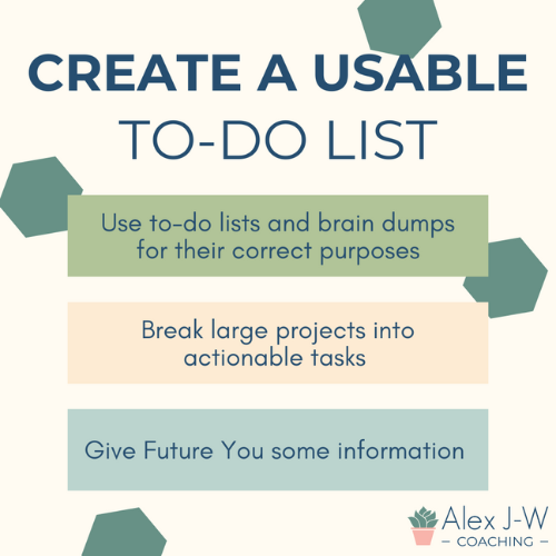 Create a Usable To Do List