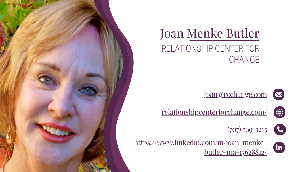 Joan Menke Butler Business Card Ad