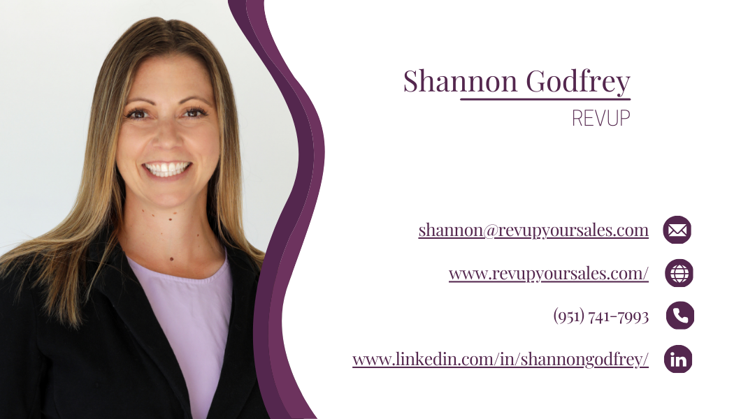 Business Card Ad for Shannon Godfrey