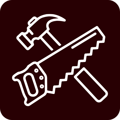 Construction tools industry icon