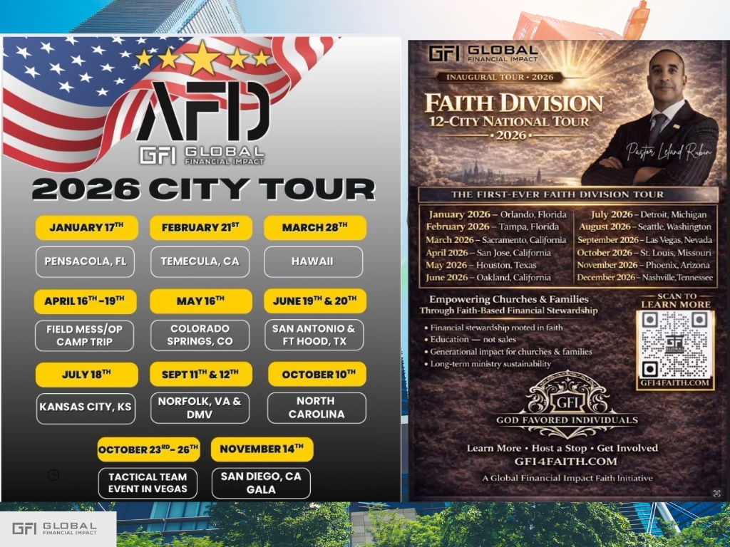 AFD GFI 2026 City Tour