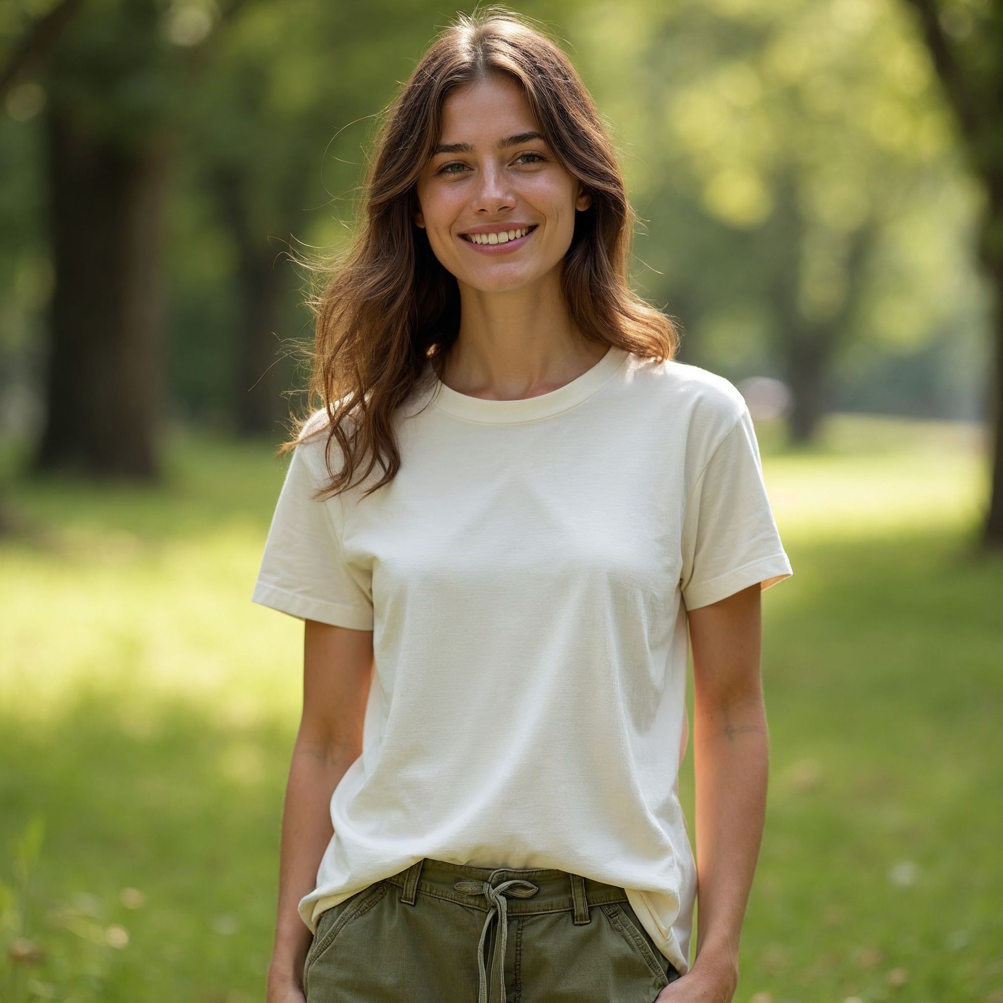 Organic cotton fabric close-up for eco-friendly custom T-shirts