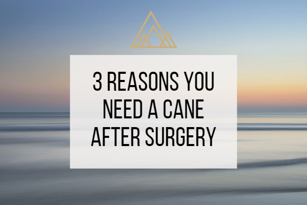 3 reasons to use a cane