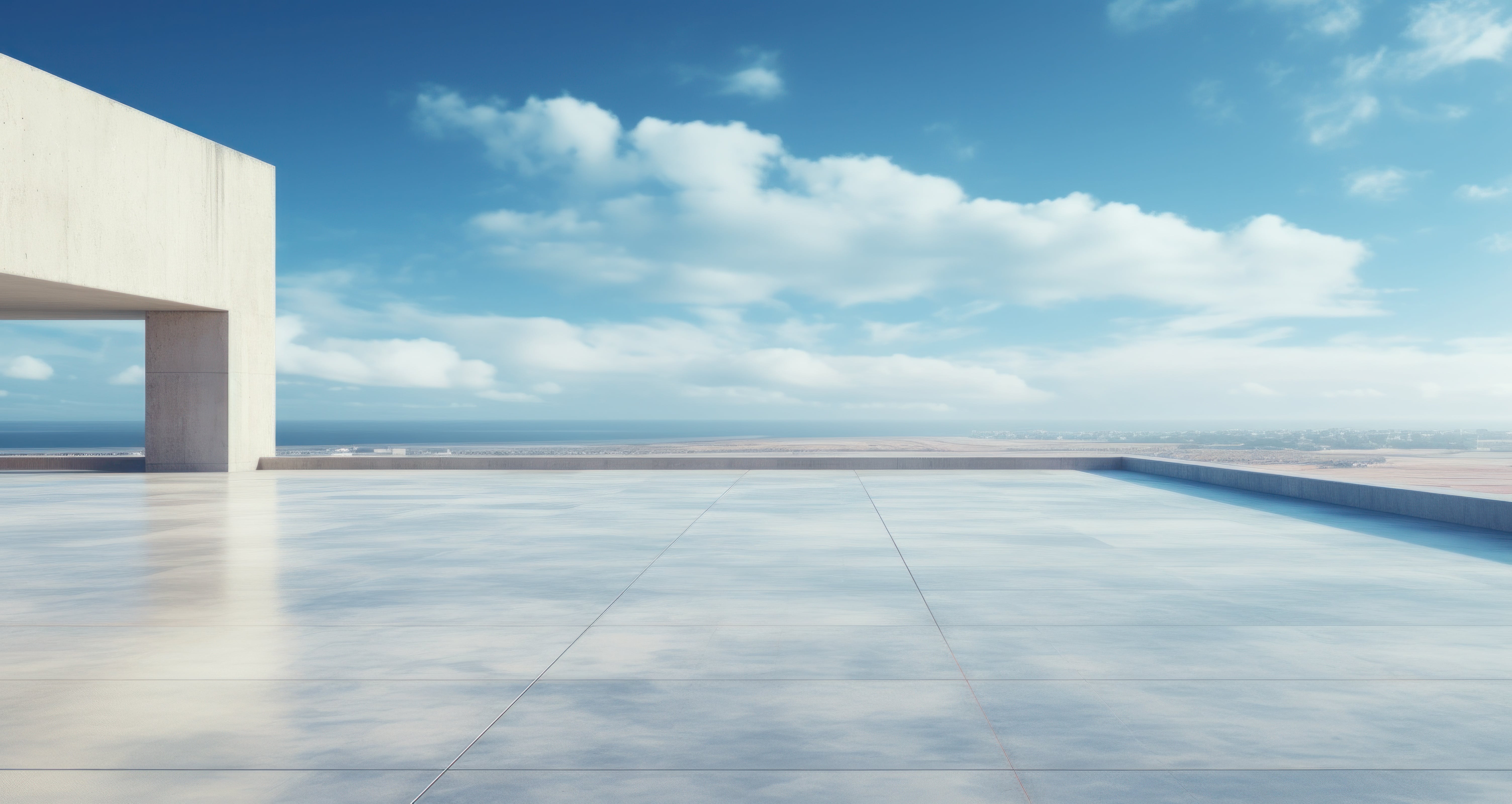 H Plus crew installing a flat roofing membrane with clean perimeter flashing