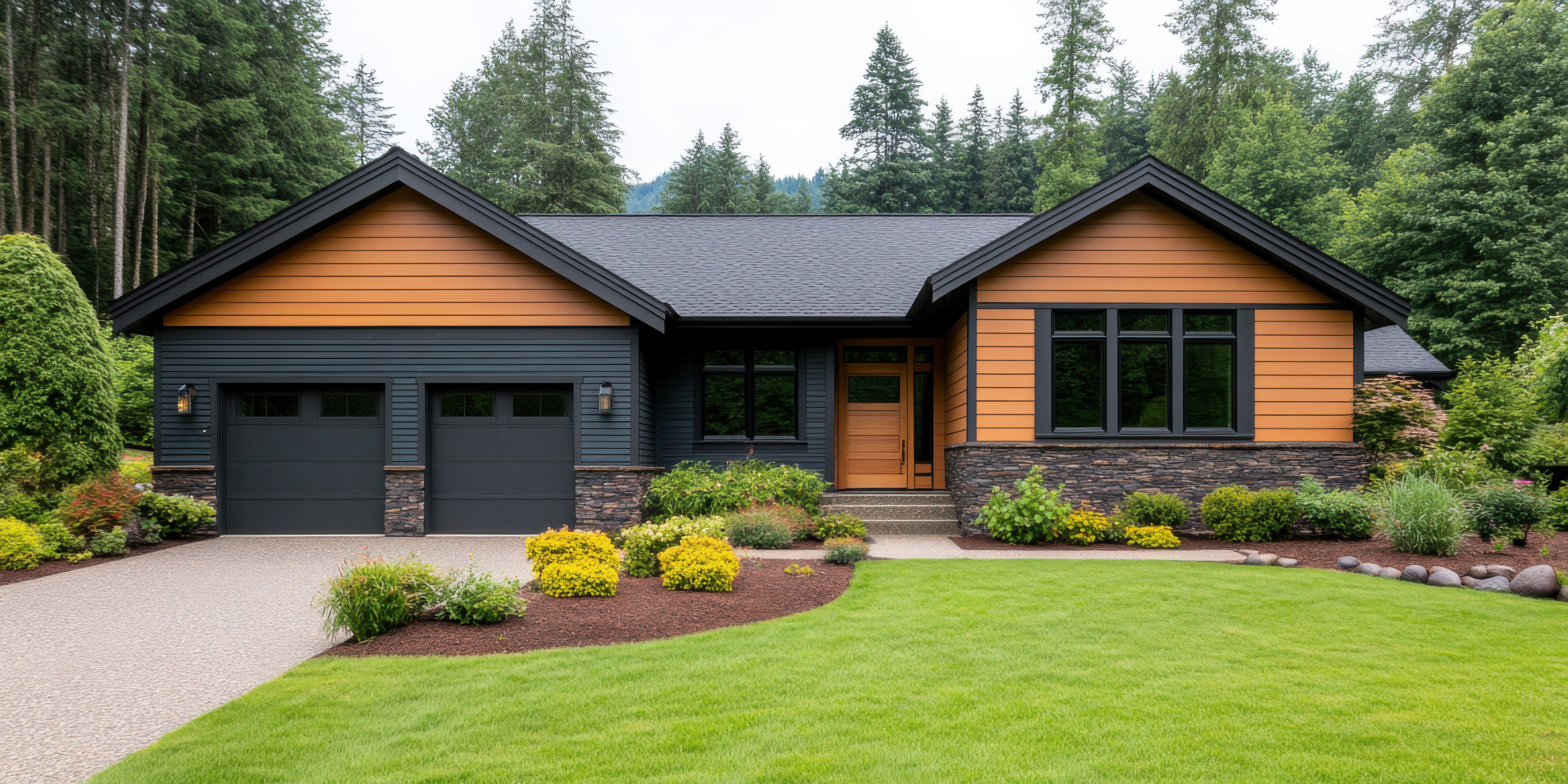 New exterior siding installation with clean trim alignment by H Plus Contracting