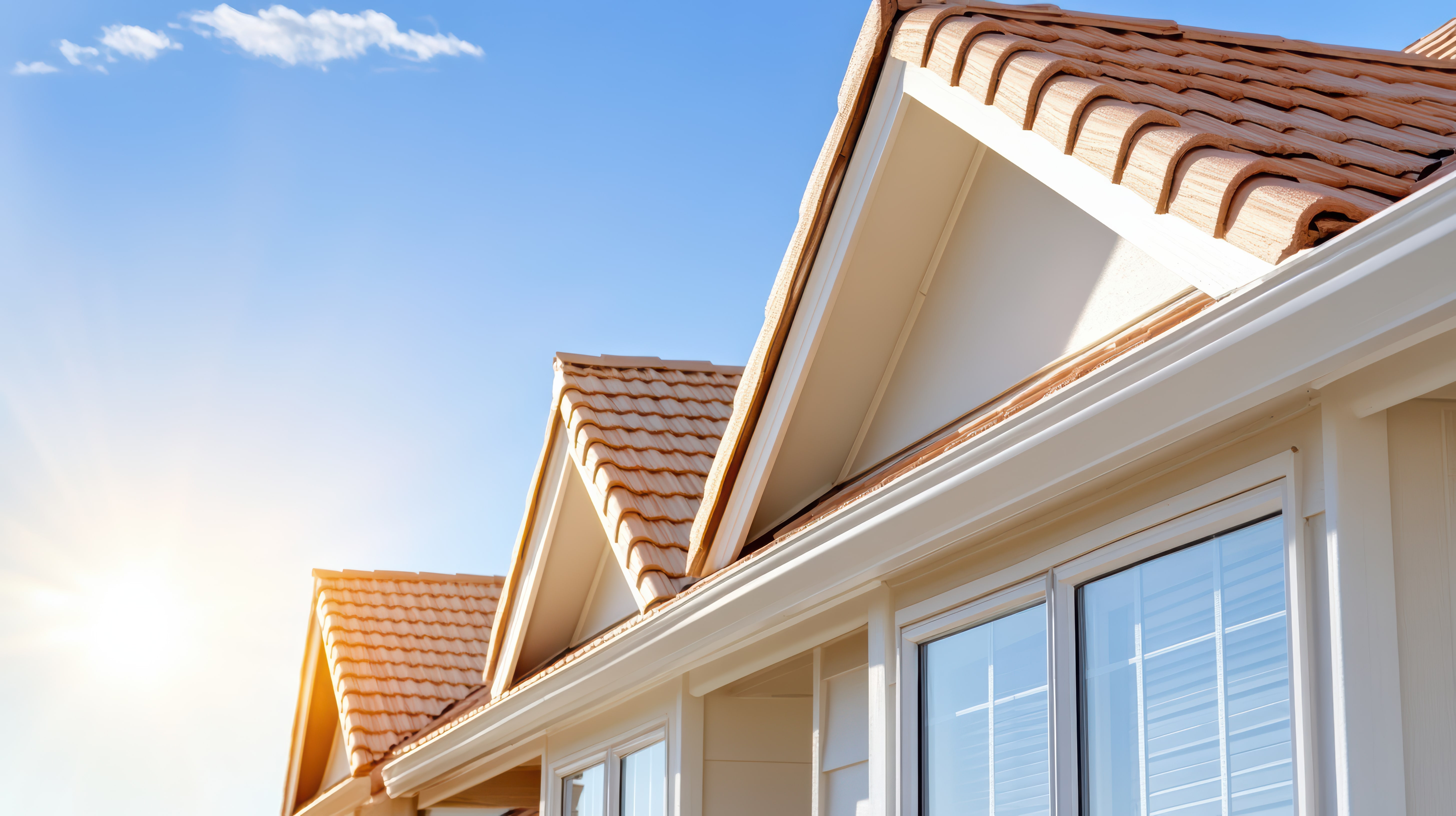 New vented soffit and matching fascia installation by H Plus Contracting