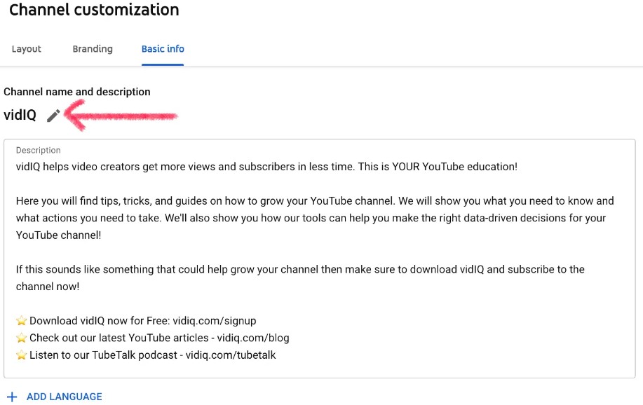 Channel Customization- PCS Tubegrowth