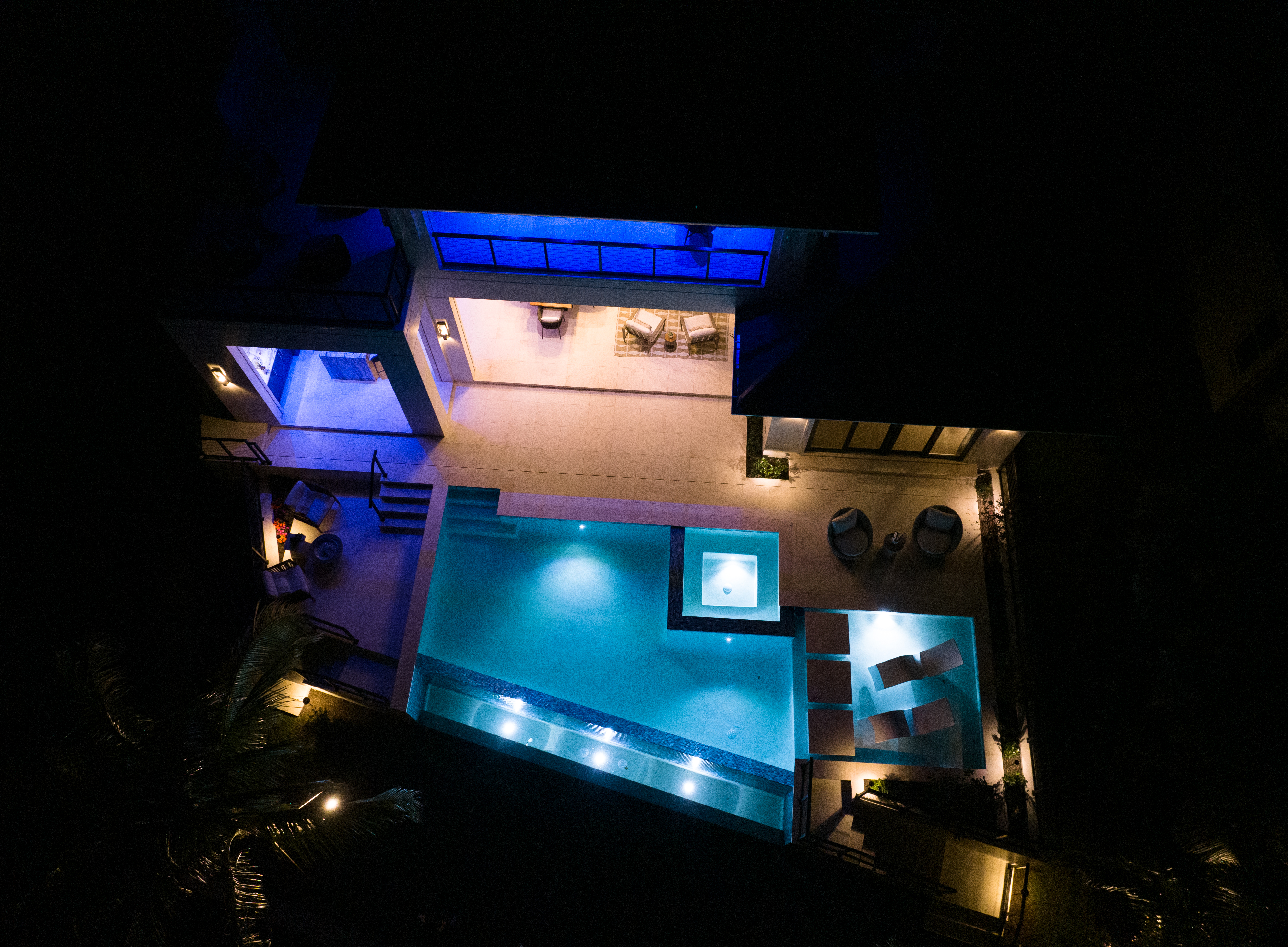 Loxone touch panel installation in the villa