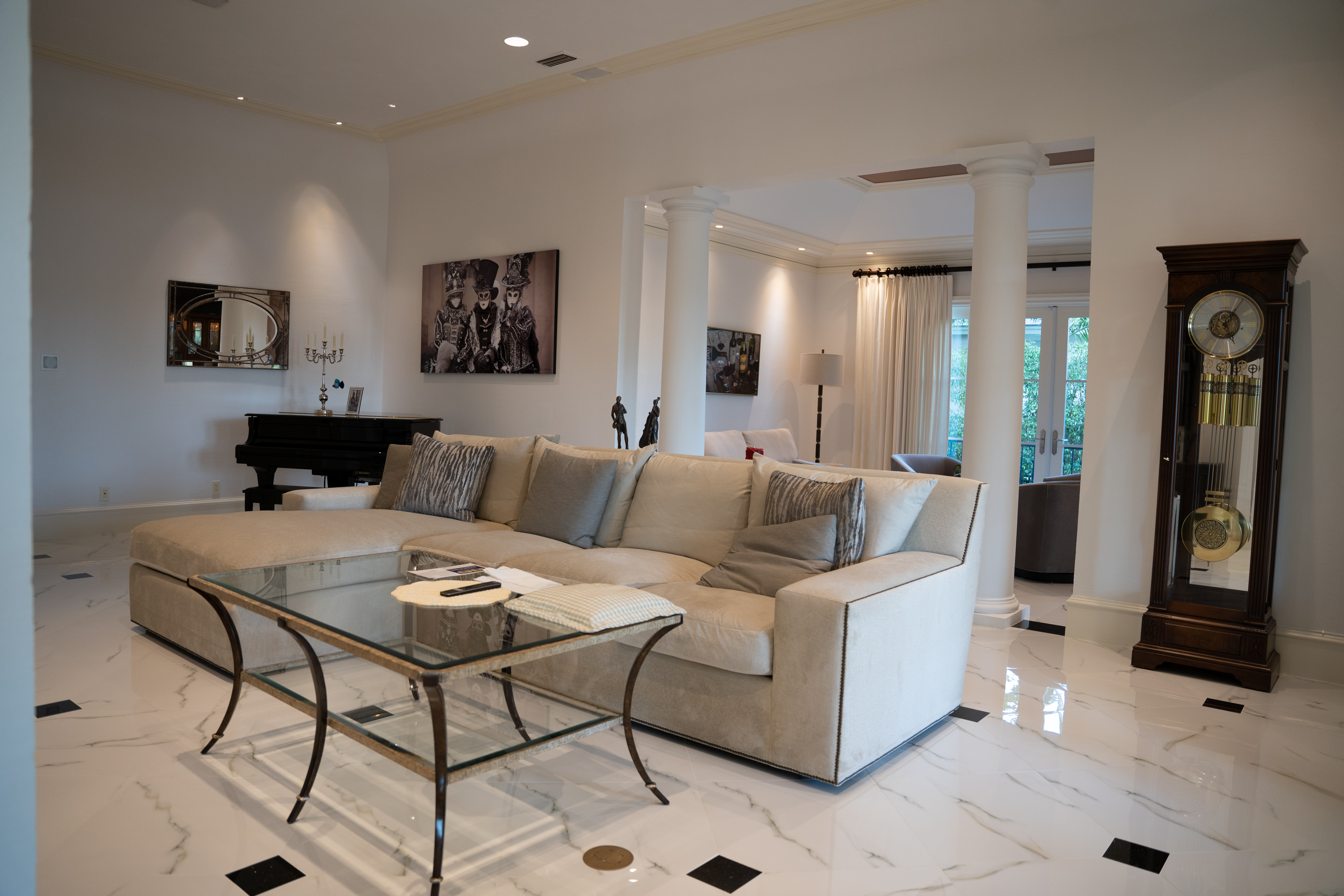 Modern Loxone keypad installation