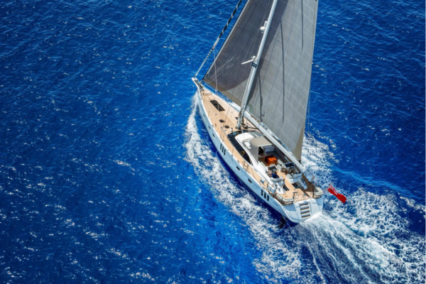 yacht in the ocean yacht in the ocean