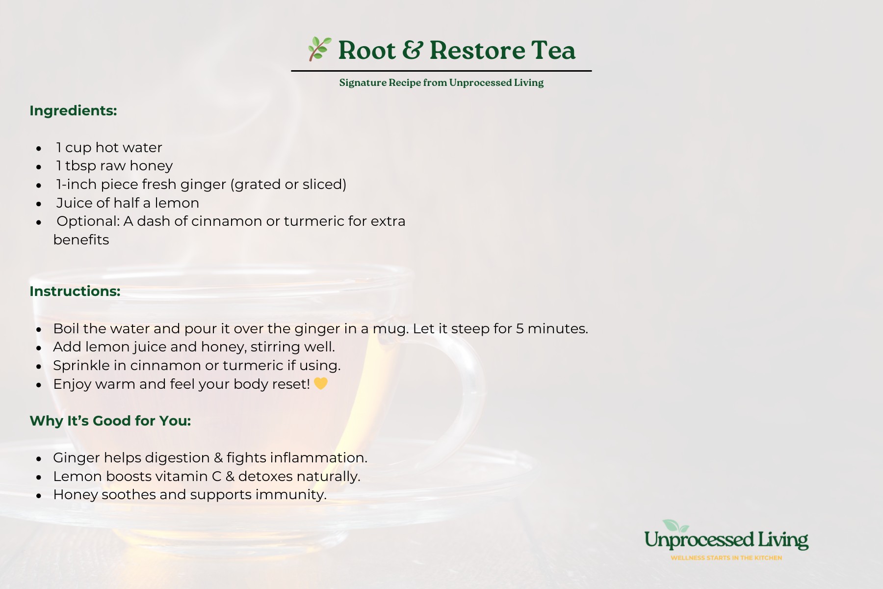 Root & Restore Tea Root & Restore Tea