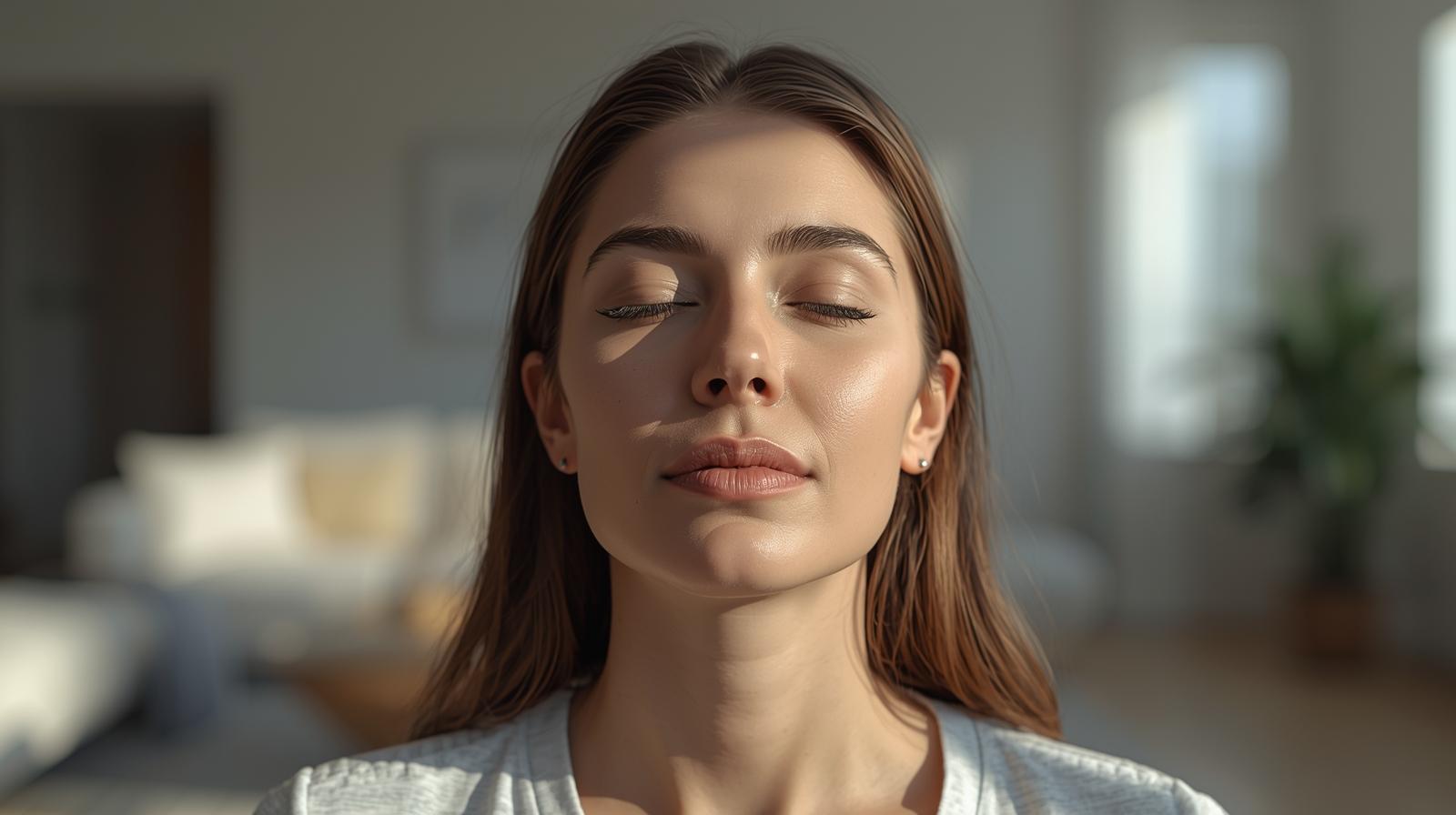Orofacial myofunctional therapy - women with confident nasal breathing