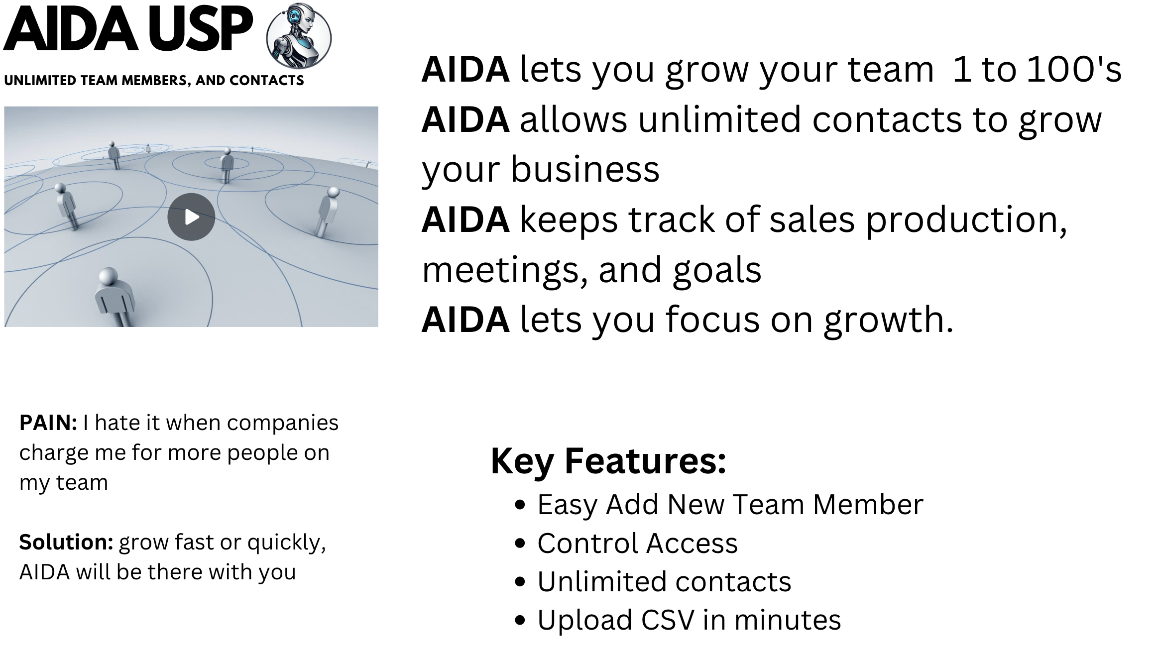 AIDA Lets your business grow without limitations