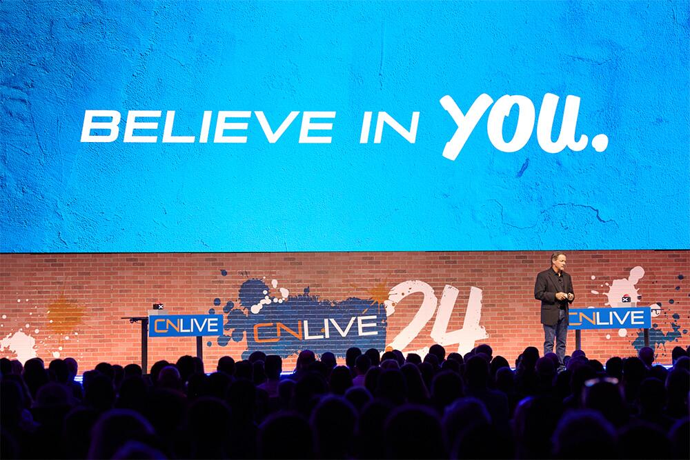 Larry Janesky on stage at CN Live! Larry Janesky on stage at CN Live!