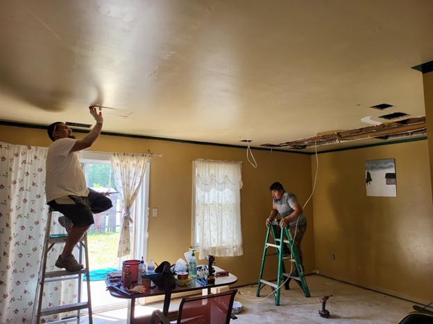 Home Repair Ongoing by Brickfront Properties and Construction