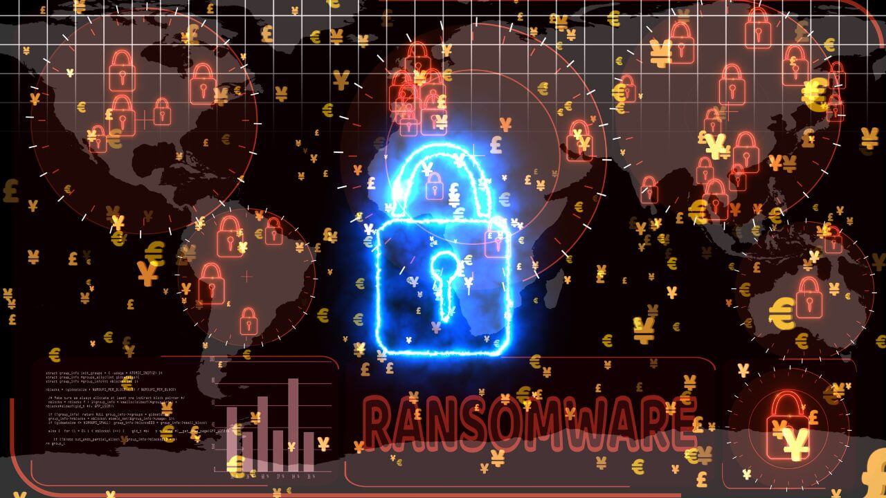 Global ransomware map with currency symbols and lock icons, representing the RaaS threat landscape. Global ransomware map with currency symbols and lock icons, representing the RaaS threat landscape.