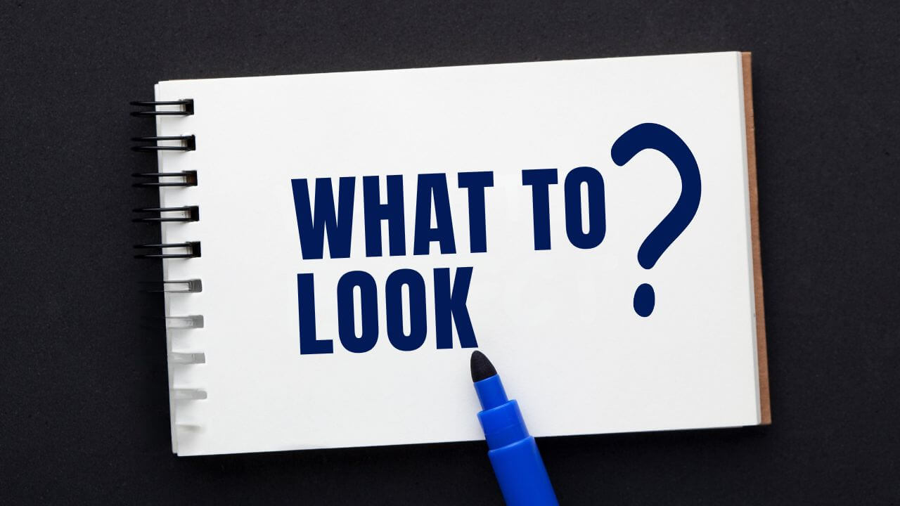 Notebook with 'What to Look For?' highlighting key traits to evaluate in a penetration testing partner Notebook with 'What to Look For?' highlighting key traits to evaluate in a penetration testing partner