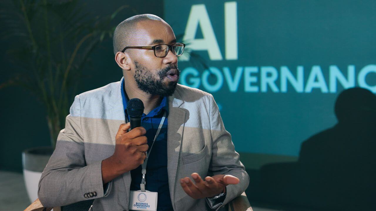 AI governance concept with digital background illustrating gaps in common AI policy approaches. AI governance concept with digital background illustrating gaps in common AI policy approaches.