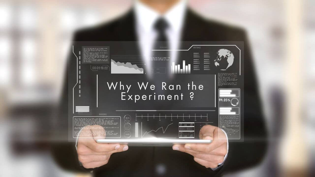 Professional holding virtual dashboard explaining reasons behind AI experiment. Professional holding virtual dashboard explaining reasons behind AI experiment.