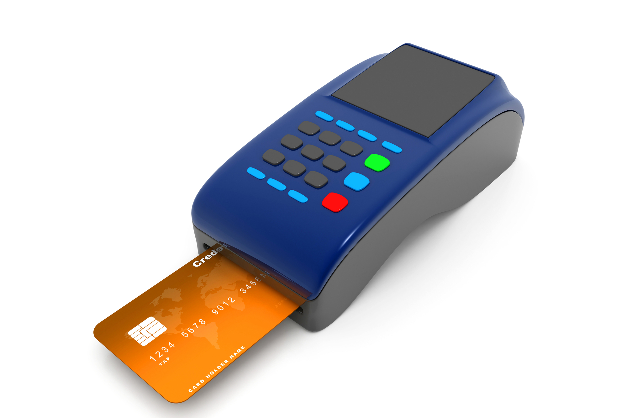 inserted credit card paynment