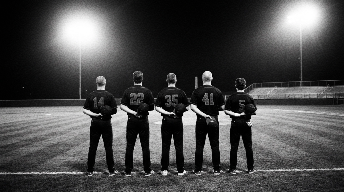 High school baseball players