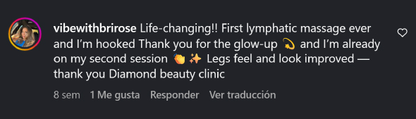 Reseña Cliente Diamond Beauty