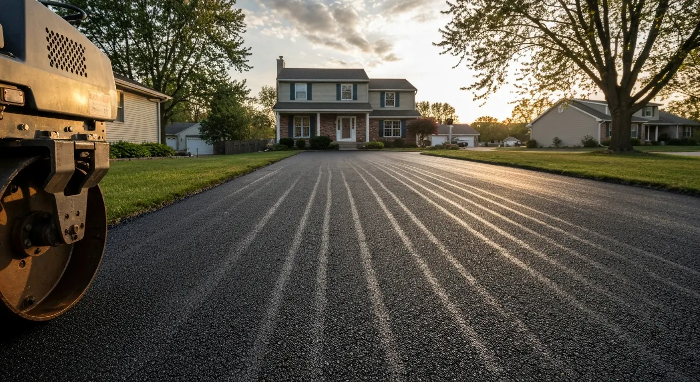 Asphalt resurfacing project