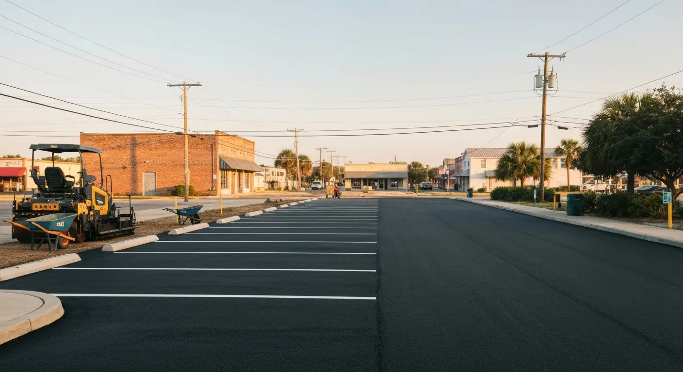 Asphalt paving project