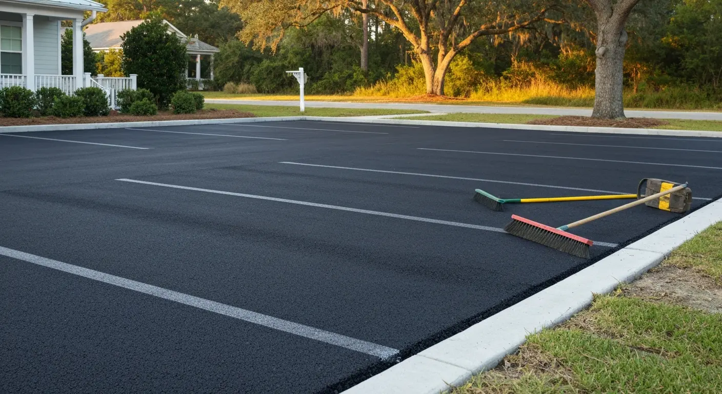Asphalt installation