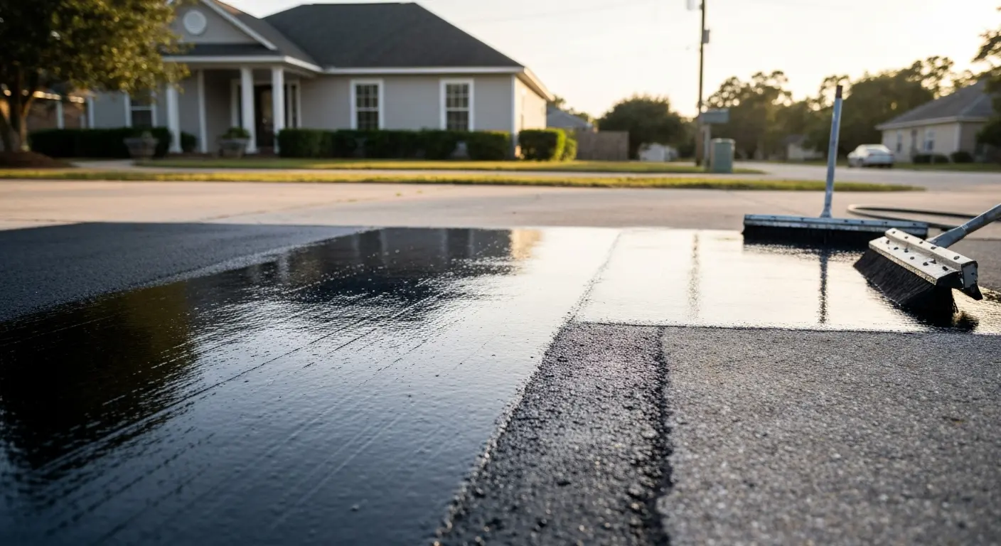 Seal coating application