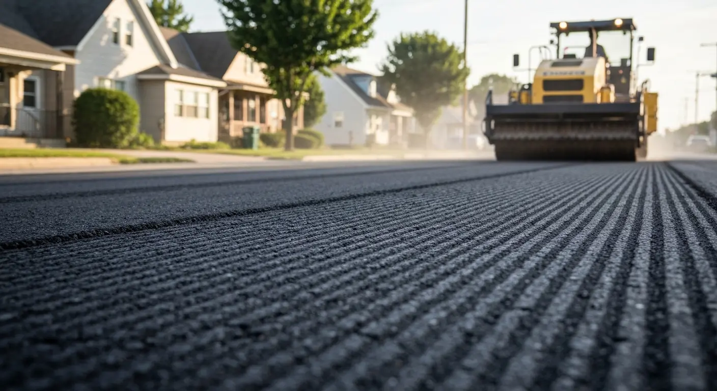 Asphalt milling and resurfacing