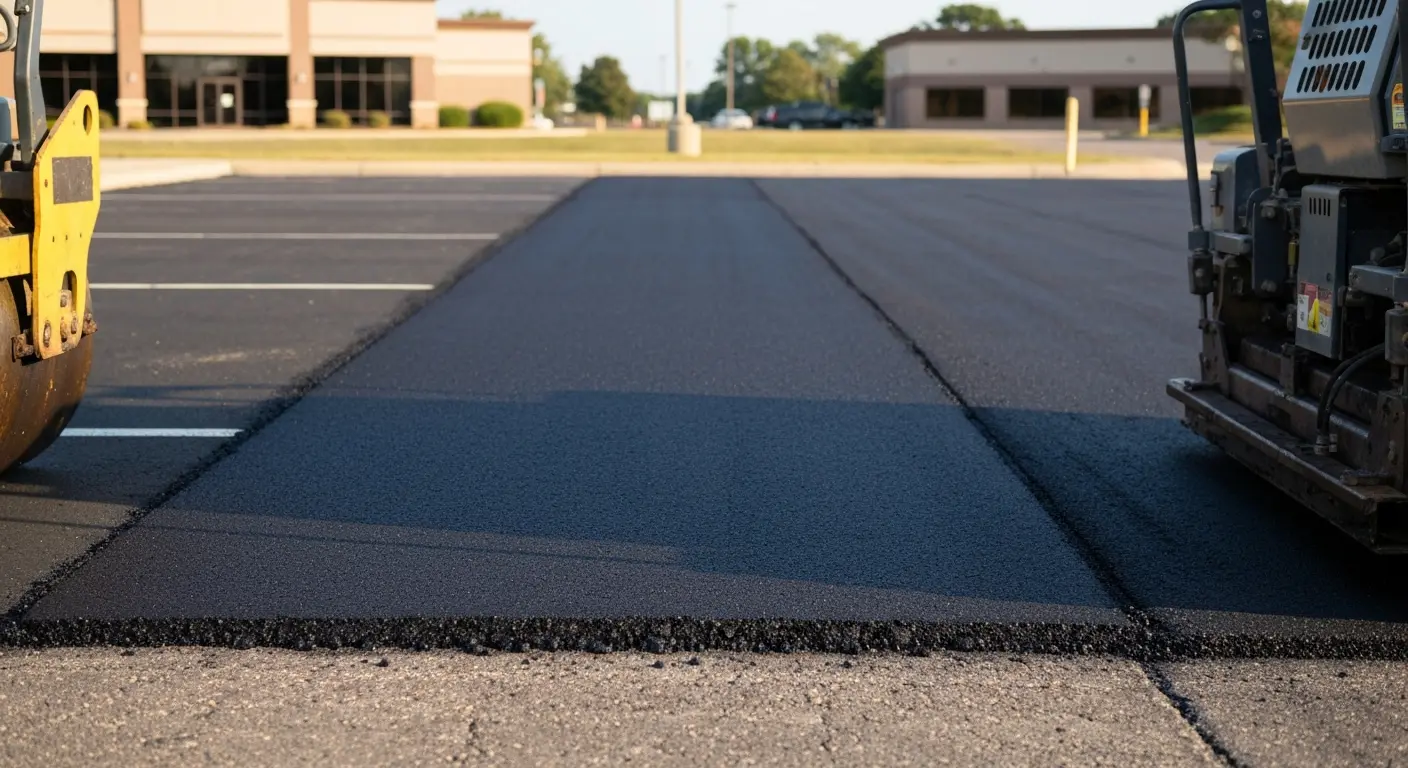 Asphalt resurfacing project