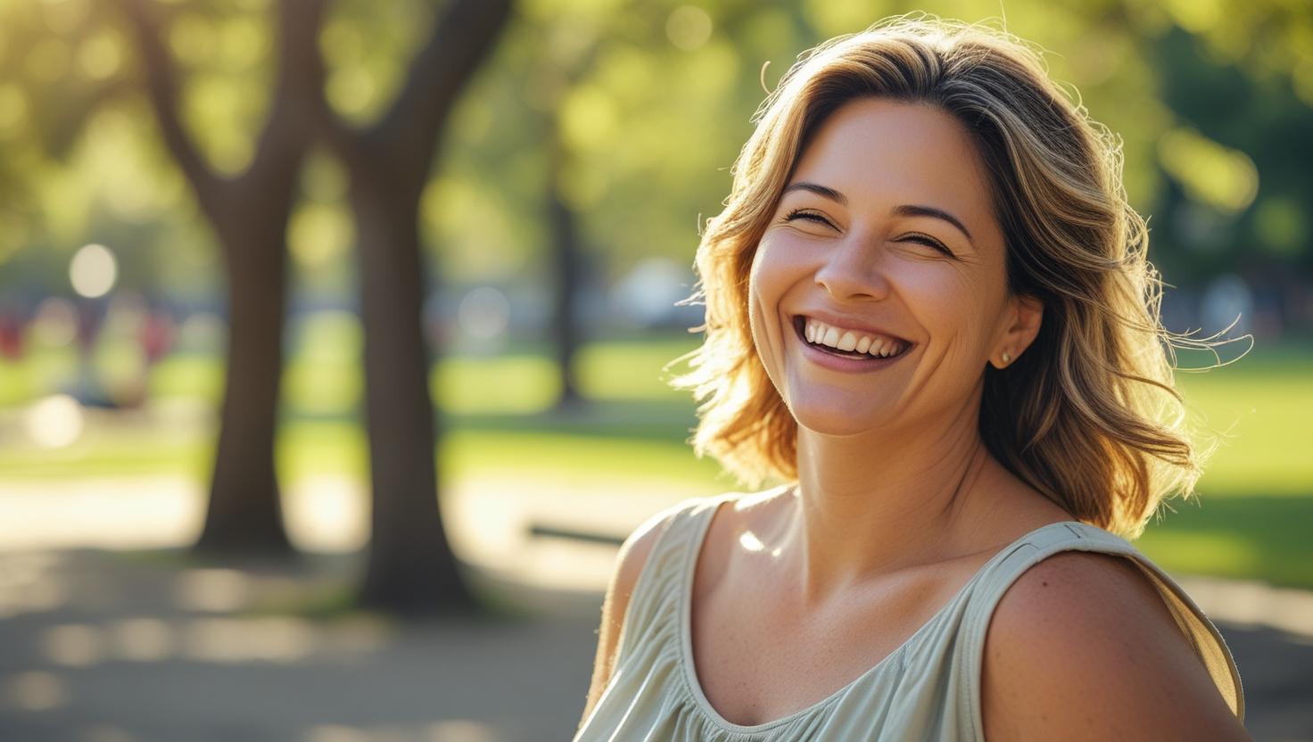 smiling woman smiling woman