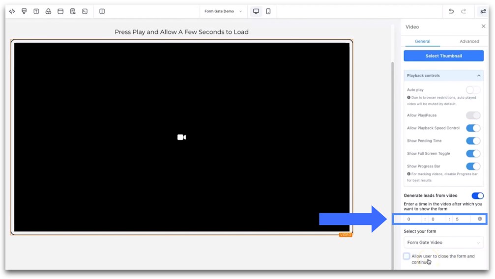 Lead Generation Forms on Hosted Videos