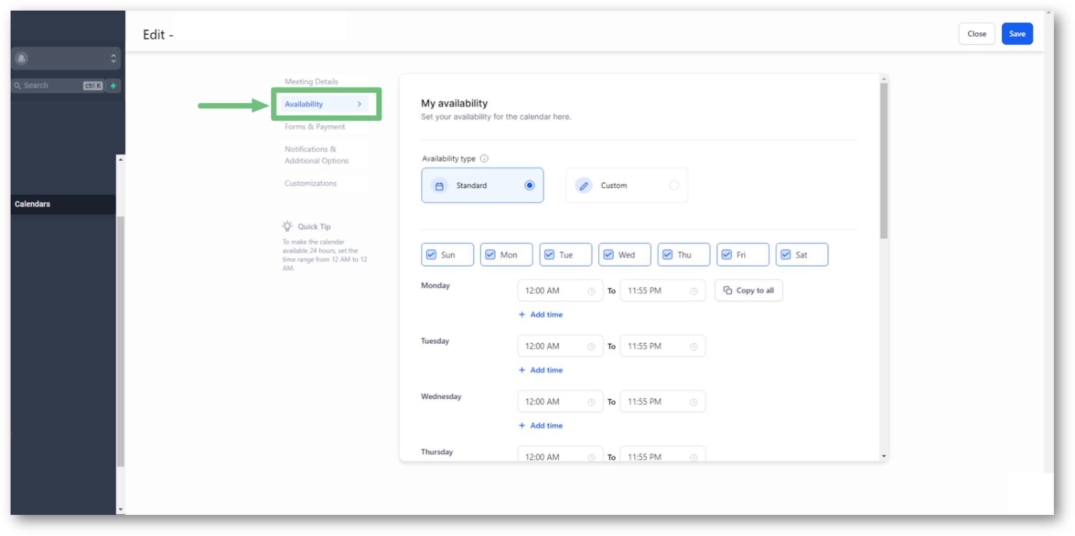 Auto Forward on Calendars to Find the Next Open Slot Auto Forward on Calendars to Find the Next Open Slot
