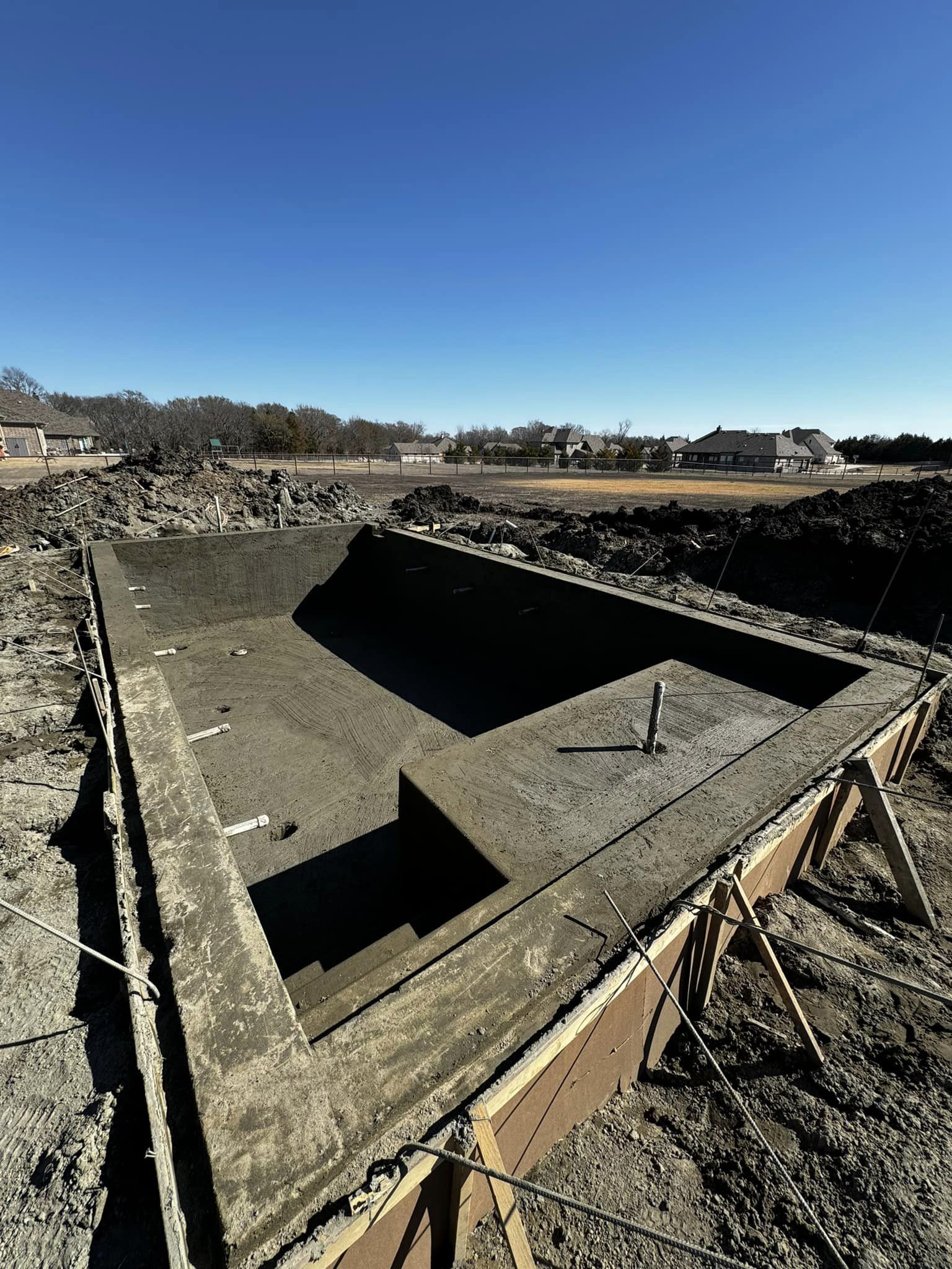 backyard pool construction