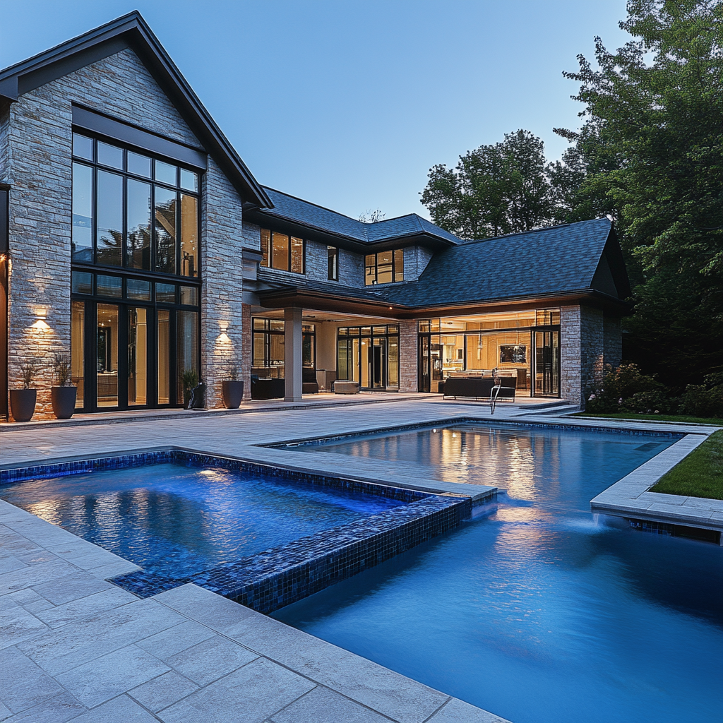 luxury pool and spa luxury pool and spa