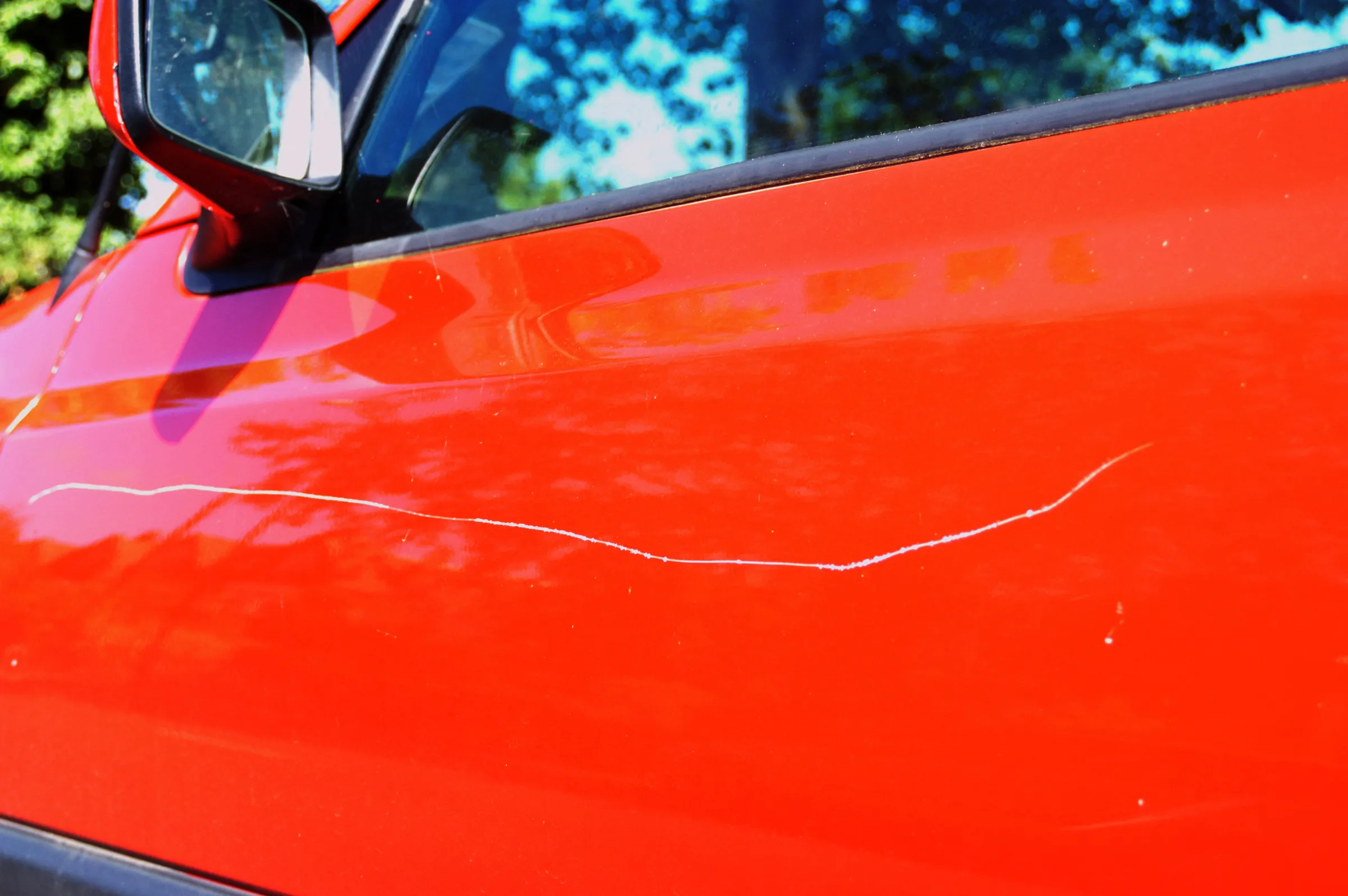 Deep Paint scratch