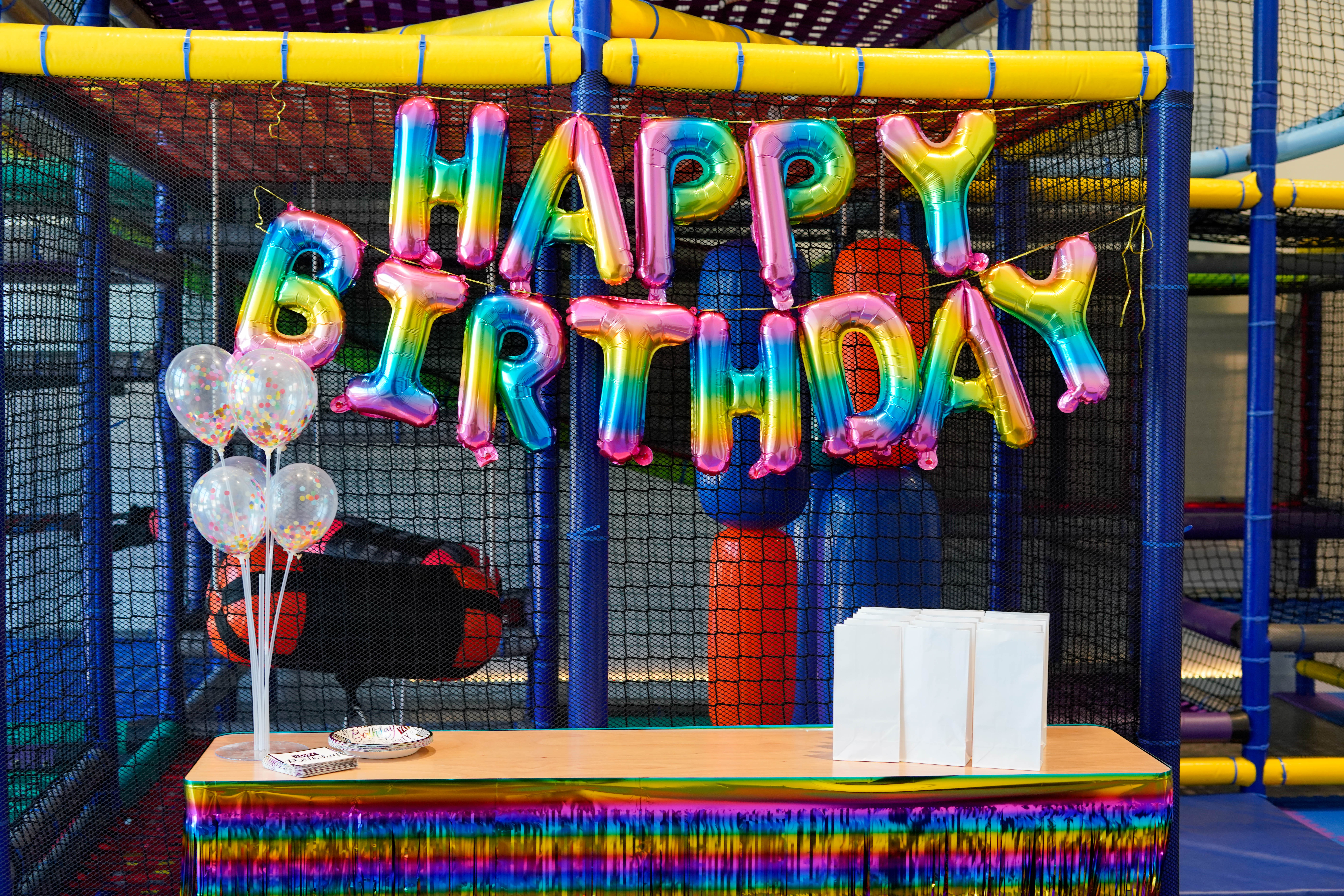 themed kids birthday party decor at Wild Child themed kids birthday party decor at Wild Child