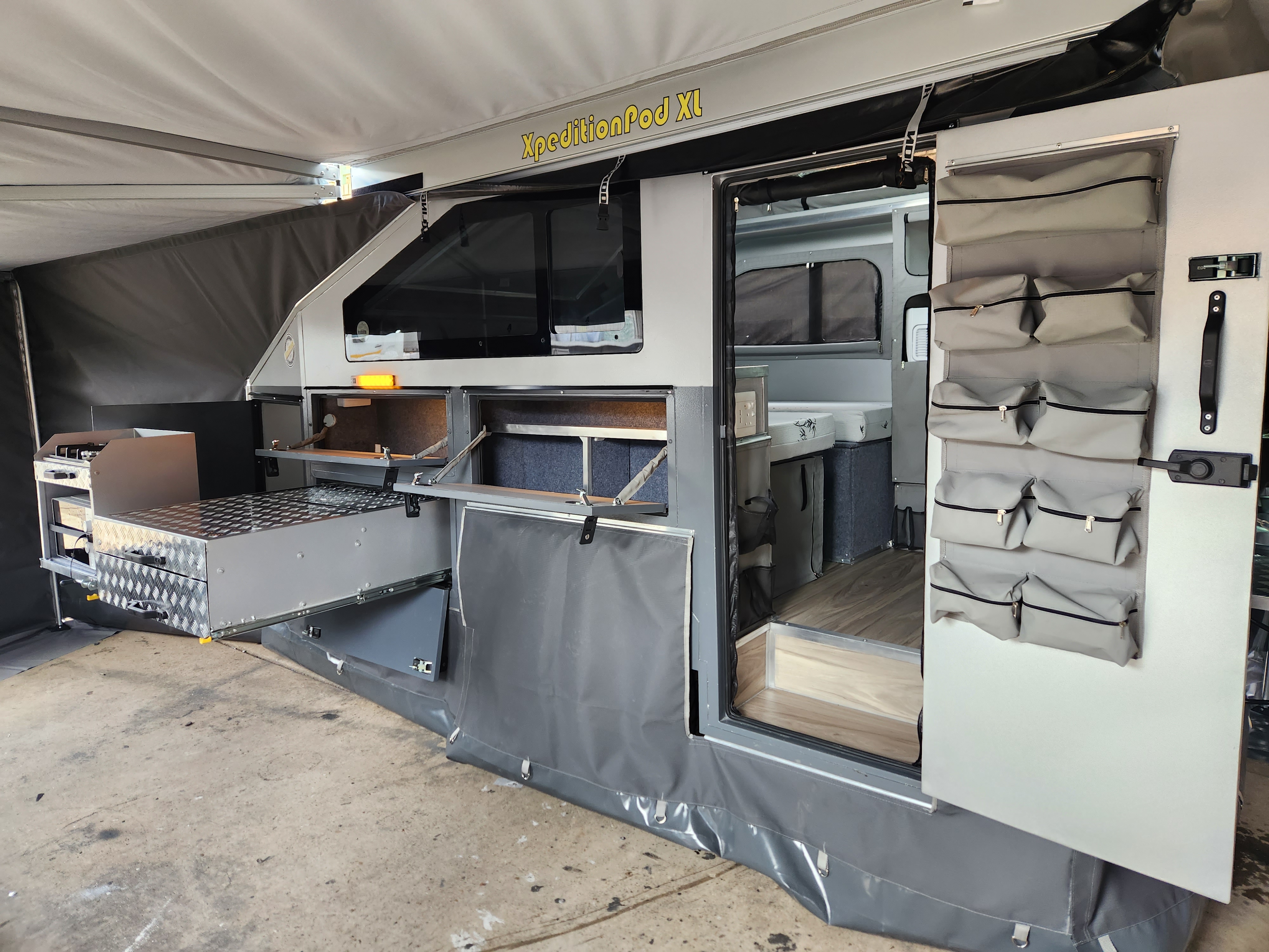 XpeditionPod full outdoor kitchen view
