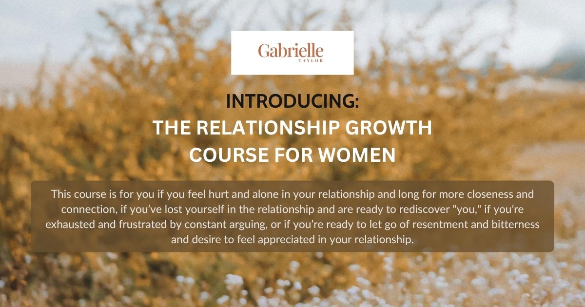 Relationship Growth Course for Women