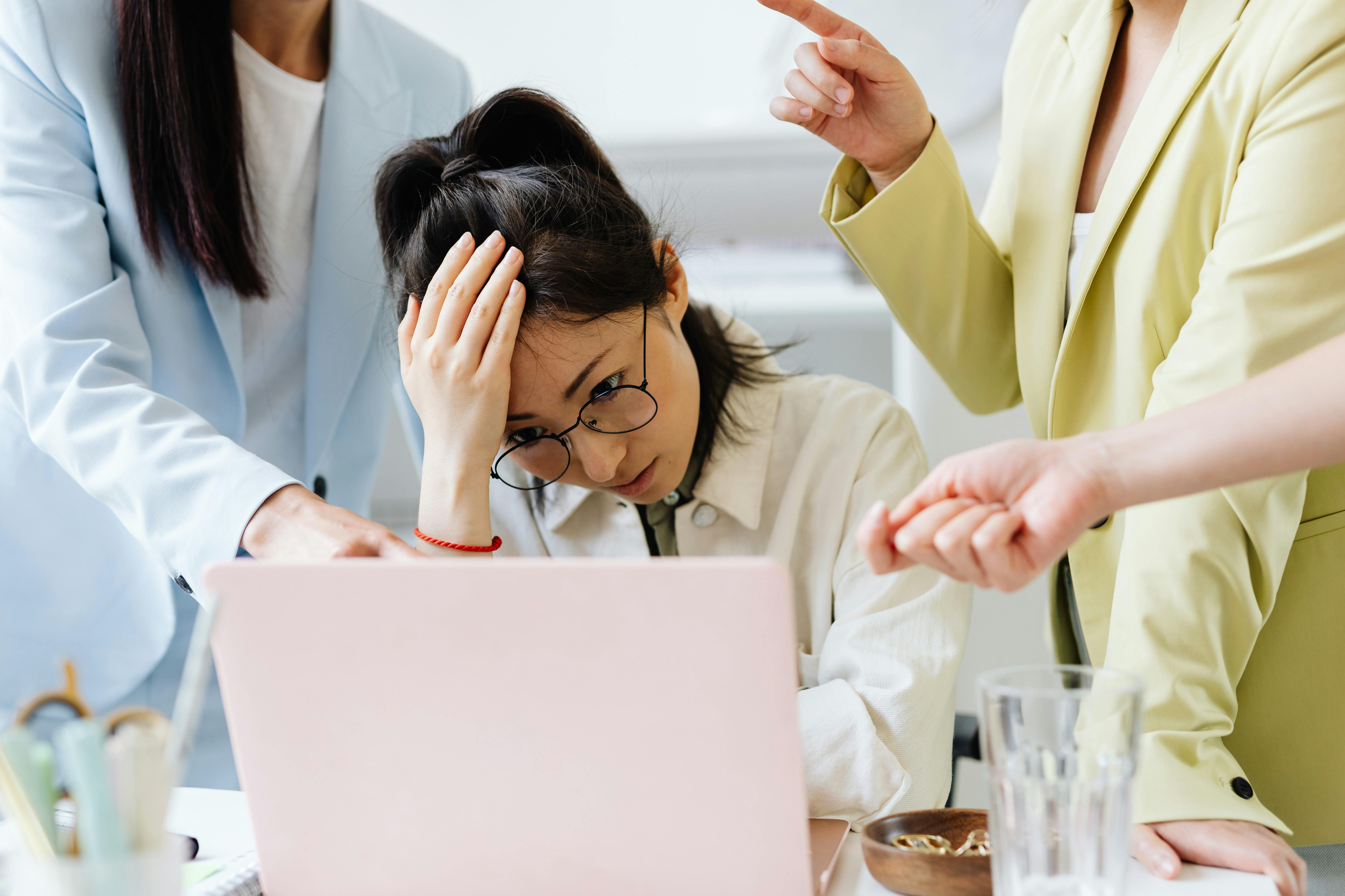 stressed worker